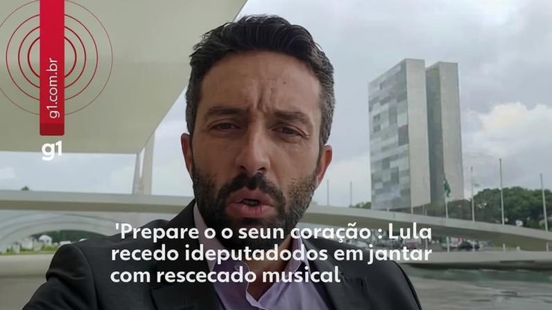 Lula recebe deputados em jantar com recado musical
