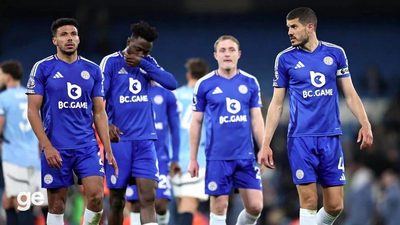 Leicester luta contra a queda para a 3ª divisão após título histórico