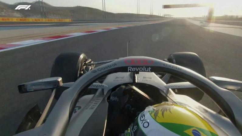 Stroll nos testes de pré-temporada da F1 em 2026, no Bahrein — Foto: Zak Mauger/LAT Images