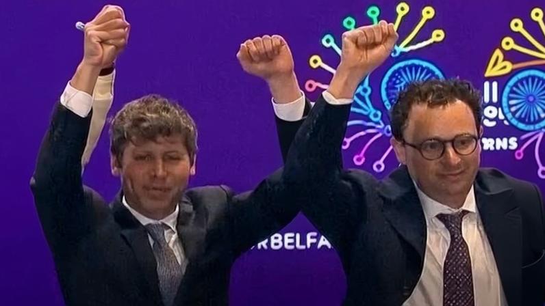 Chefes da OpenAI e da Anthropic se recusam a cumprimentar em evento