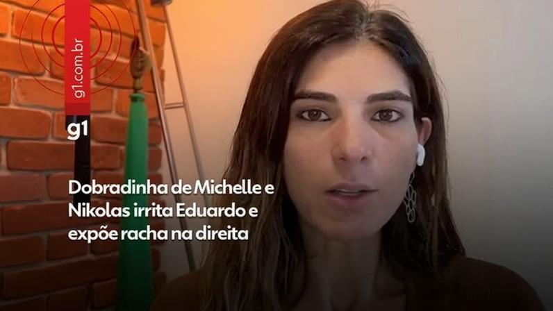 Dobradinha entre Michelle e Nikolas irrita Eduardo e expõe racha na direita