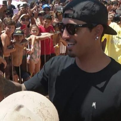 Gabriel Medina elogia Espírito Santo em surfe, chamando-o de lugar mágico