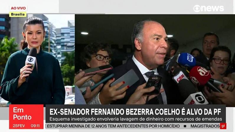 Ex-senador Fernando Bezerra Coelho e filhos são alvos de ação da PF que investiga desvio de emendas
