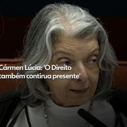 Cármen Lúcia afirma que o Direito continua presente