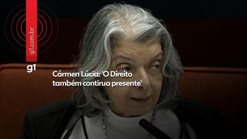 Cármen Lúcia afirma que o Direito continua presente