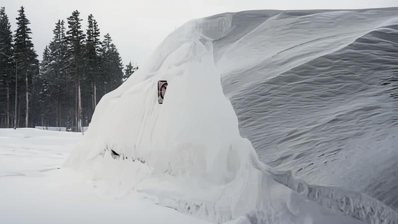Seca de neve causada pelo clima antecipa avalanche na Califórnia