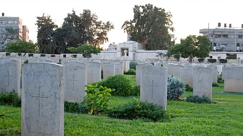 Israel demoliu parte de cemitério de guerra em Gaza com sepulturas aliadas