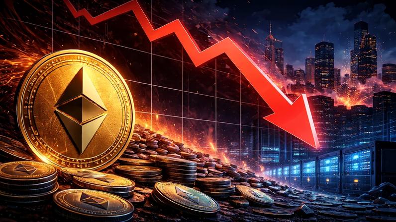 BitMine registra perda não realizada de US$7 bilhões com Ethereum abaixo de US$2.100