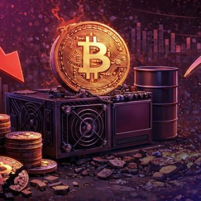 Bitcoin fica 20% abaixo do custo de produção; lucratividade de mineradores em 14 meses cai