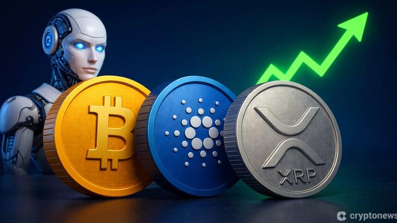 Perplexity AI prevê o preço de XRP, Cardano e Bitcoin até o fim de 2026