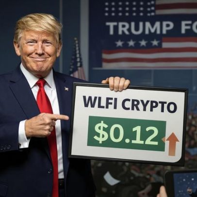 Cripto WLFI sobe a US$0,12 com compra de US$2,75 mi antes de fórum ligado a Trump