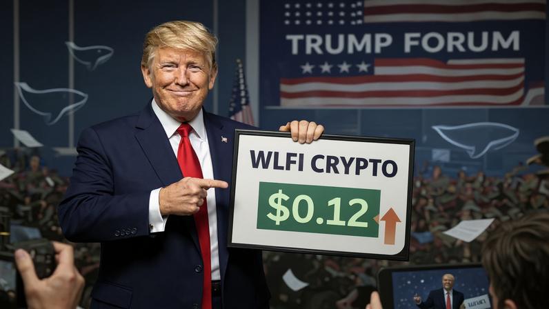 WLFI crypto surges 20% toward $0.12 as whales accumulate ahead of the Mar-a-Lago summit, can Trump-linked momentum push it toward $0.15?