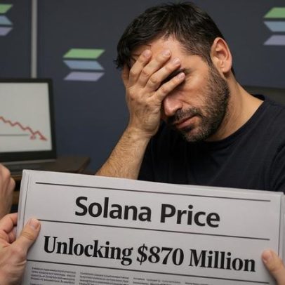 Solana enfrenta desbloqueio de tokens de US$870 milhões e impacto no preço do SOL