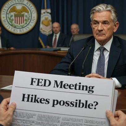 Mercado precifica cortes, Fed cita altas: impacto no preço do Bitcoin