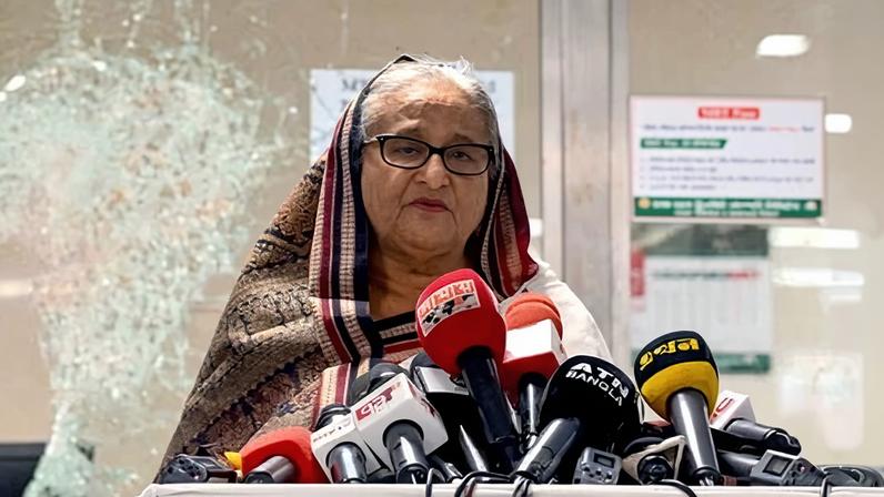 Sheikh Hasina, who fled Bangladesh in a helicopter to India after a revolution against her autocratic regime.