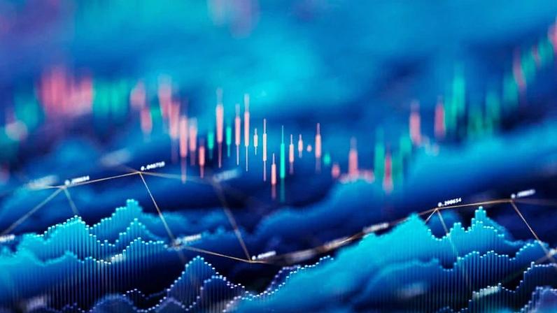 Índices em subida e queda.