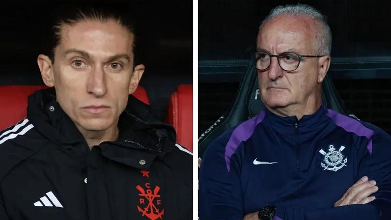 Dorival Júnior e Filipe Luís se reencontram como rivais na Supercopa Rei