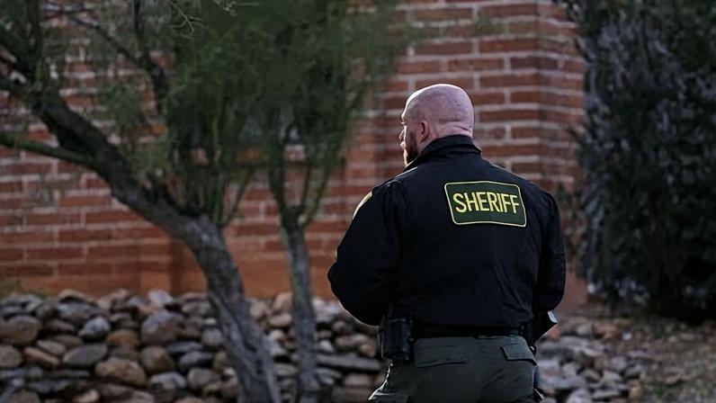 Security forces and authorities are continuing their work at Nancy Guthrie's residence on 12 February in Tucson, Arizona.