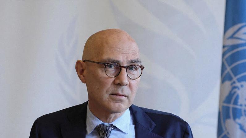 Alto-comissário da ONU para os Direitos Humanos, Volker Turk, em Genebra