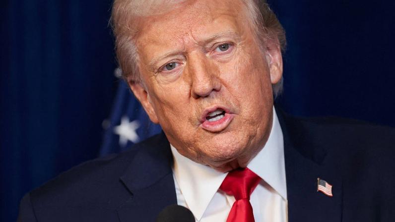 U.S. President Donald Trump speaks during a press conference with Israeli Prime Minister Benjamin Netanyahu (not pictured) after meeting at Trump’s Mar-a-Lago club in Palm Beach, Florida, U.S., December 29, 2025. REUTERS/Jonathan Ernst