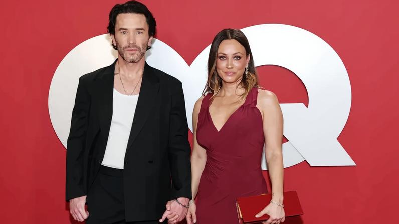 Kaley Cuoco and fiancé Tom Pelphrey (pictured above in November 2025) sleep in separate beds.