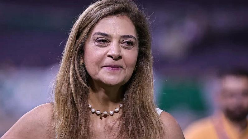 Leila Pereira, presidente do Palmeiras (Foto: Fabio Giannelli/ Agif/Gazeta Press)