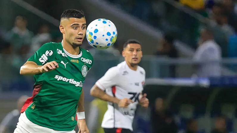 Andreas Pereira em ação pelo Palmeiras (Foto: Fernando Roberto/UAI FOTO)
