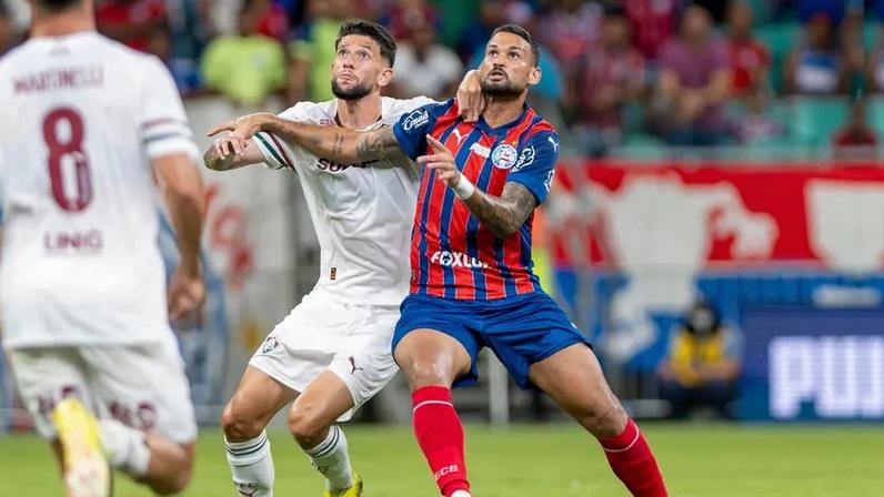 Bahia e Fluminense empatam em jogo com expulsão pelo Brasileirão
