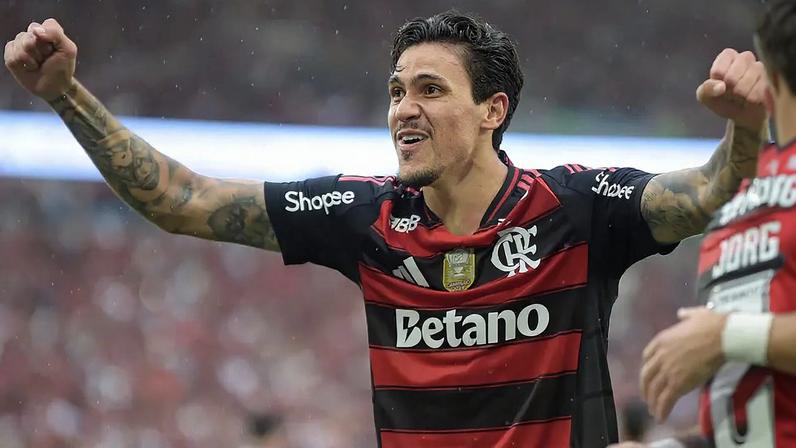 Pedro em ação pelo Flamengo (Foto: Dhavid Normando/Código19/Gazeta Press)