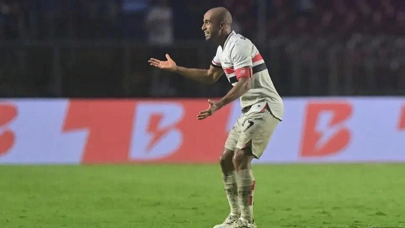 Lucas marcou no último jogo (Foto: Eduardo Carmim/Photo Premium/Gazeta Press)