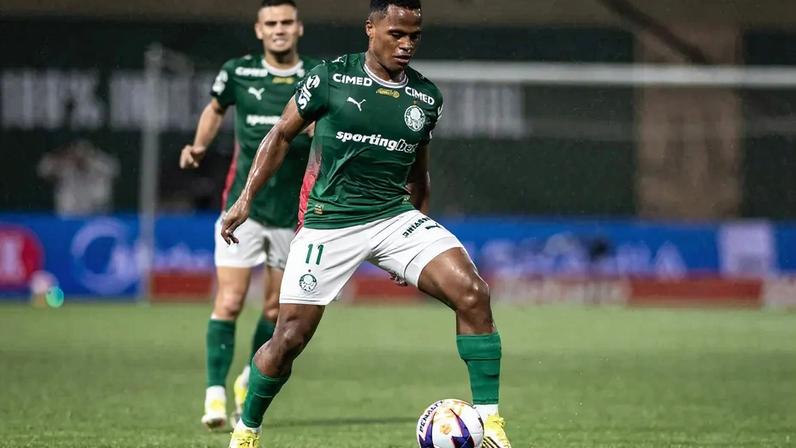 John Arias fez a estreia com a camisa do Palmeiras diante do Capivariano (Foto: Guilherme Veiga/PXIMAGES)