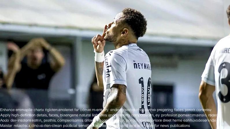 Neymar entra no top-10 de maiores artilheiros do Santos com 152 gols. (Foto: Luccas Souza/MyPhoto Press/Gazeta Press)
