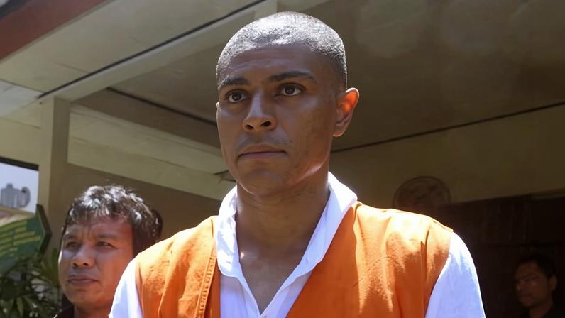 Tommy Schaefer during his 2015 trial for the murder of his then-girlfriend’s mother in Indonesia.