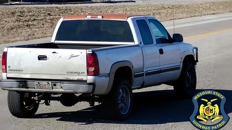 The suspect truck wanted in connection with the fatal shooting of a Christian county deputy.