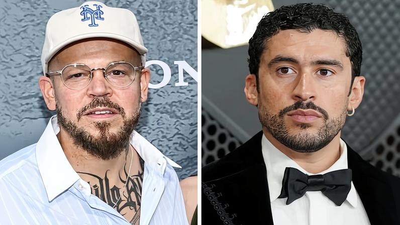 René “Residente” Pérez Joglar, left, and Bad Bunny, right.
