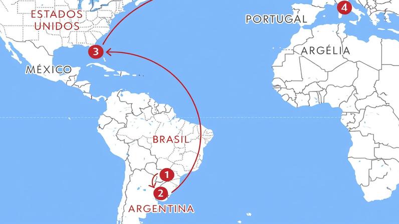 Infográfico mostra fuga de Carla Zambelli até prisão na Itália. — Foto: Arte/g1