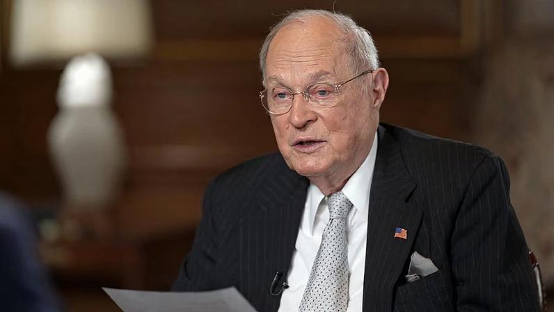 Justice Anthony Kennedy during the interview with ABC News.