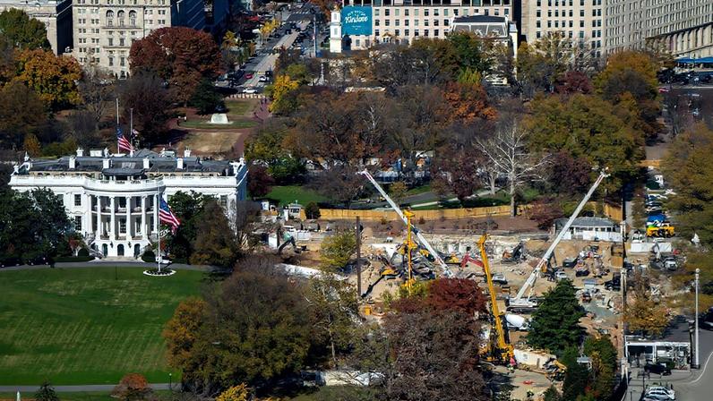 Trump trava batalha constante contra a arquitetura federal
