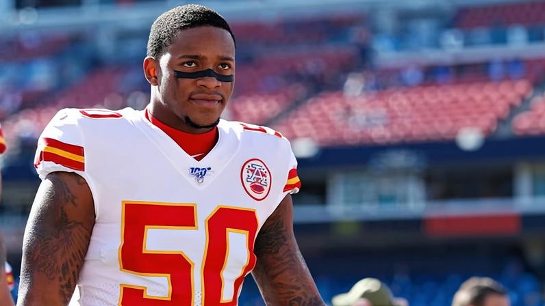Darron Lee during his time with the Chiefs in 2019.
