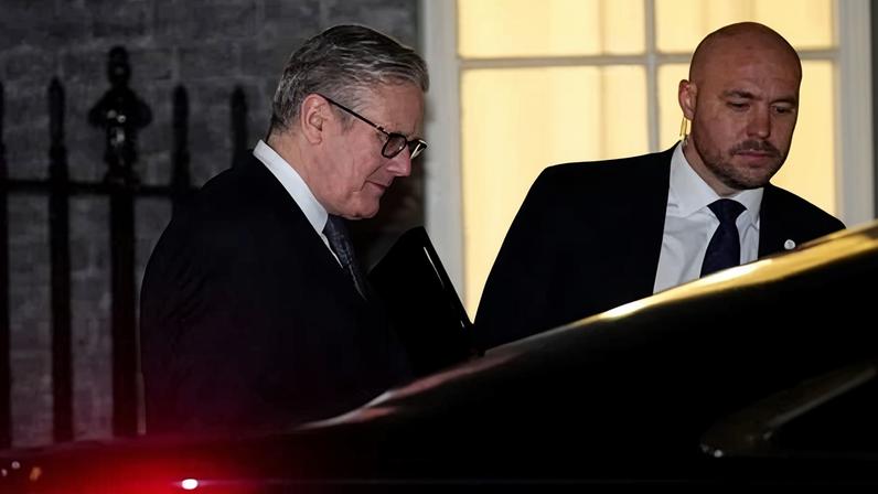 Keir Starmer takes a break from the war of attrition inside No 10.