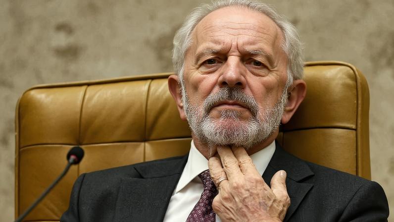 O presidente Lula na abertura do ano judiciário no Supremo Tribunal Federal