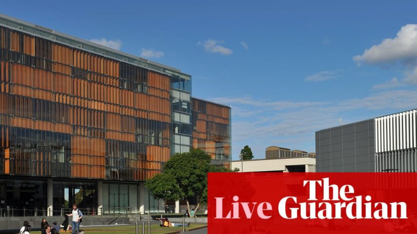 Students sit on the lawn at the University of Sydney. The racism discrimination commissioner says racism is ‘systemic’ at Australia’s universities.