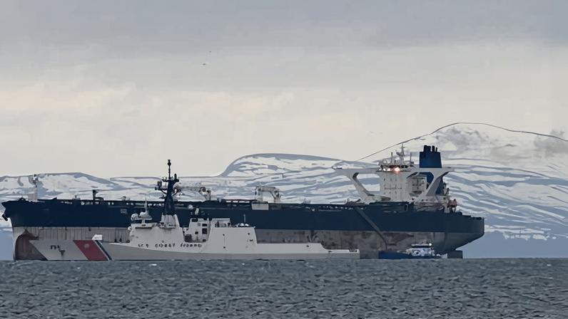 The proposed action comes a month after US forces seized the Russian tanker Marinera (above) in the North Atlantic