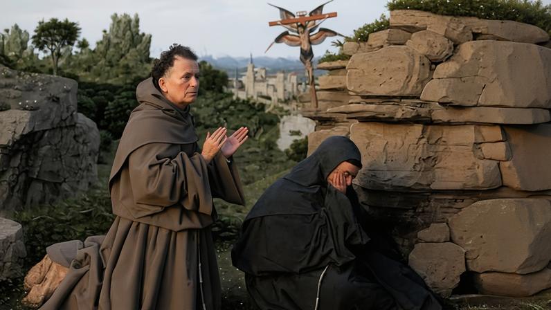 Saint Francis of Assisi Receiving the Stigmata, on display in the Philadelphia Museum of Art. A near-identical painting is in the Royal Museums of Turin.