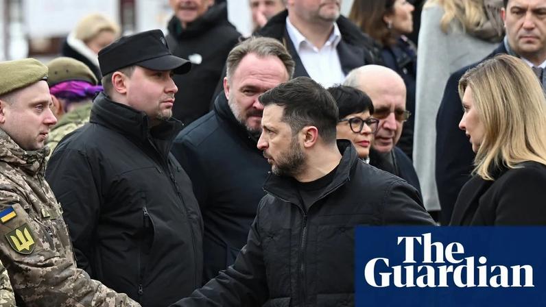 Zelenskyy speaks from presidential bunker on fourth anniversary of Russia-Ukraine war – video