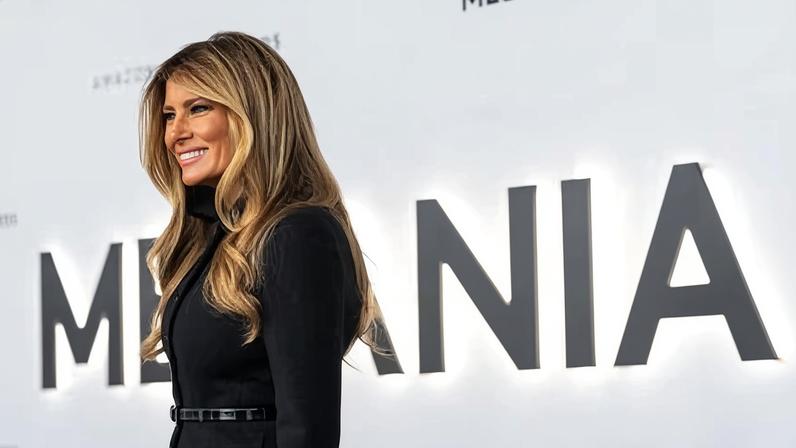 Melania Trump at the world premiere of Melania in Washington. The film has entered the Australian box office charts at No 31.
