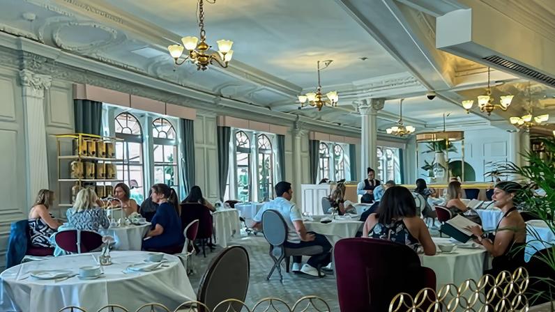 Harrods said its compulsory £1-a-head cover charge was in line with ‘other high-demand luxury dining destinations’. Photograph: Directphoto Collection/Alamy