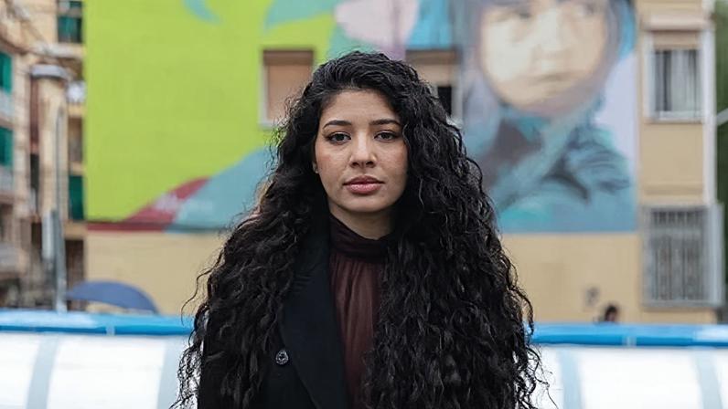 Nada Itrab in Barcelona, Spain. Photograph: Jordi Matas/The Guardian