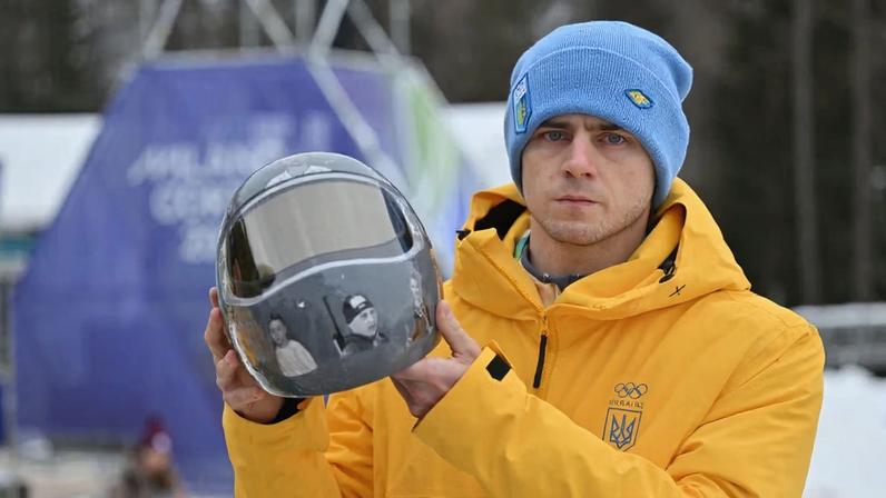 Artista reage à exclusão de atleta ucraniano das Olimpíadas por capacete