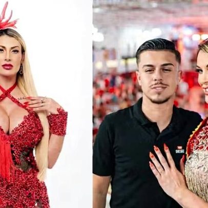 Andressa Urach diz que o namorado sente ciúmes durante o Carnaval